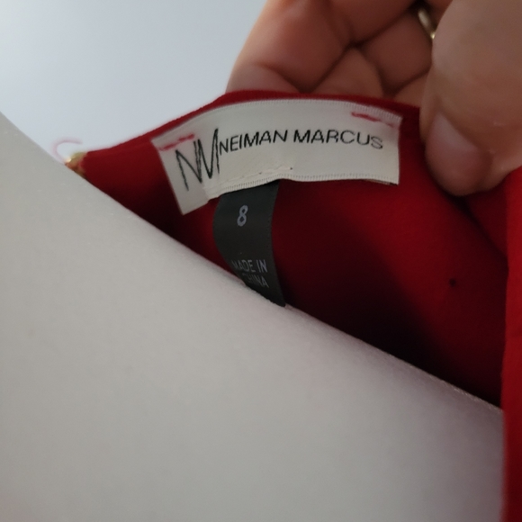 NWT - Neiman Marcus Chic Red Dress - Picture 3 of 10